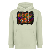 Matcha halloween pumpkin background Heavyweight Hoodie - BundleAndBundleShop