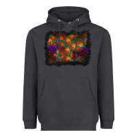 Smoke halloween pumpkin background Heavyweight Hoodie - BundleAndBundleShop