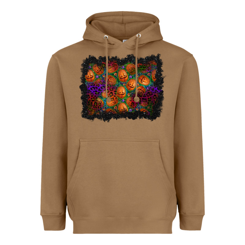 Halloween Pumpkin Background Heavyweight Hoodie by BundleAndBundleShop | Teevron