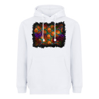 White halloween pumpkin background Heavyweight Hoodie - BundleAndBundleShop