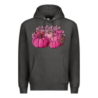 Charcoal Heather Cancer Pumpkins Premium Hoodie - FaDigitalArtStudio