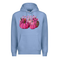 Colony Blue Cancer Pumpkins Premium Hoodie - FaDigitalArtStudio