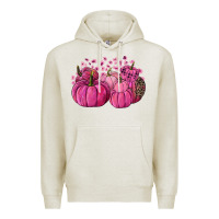 Oatmeal Heather Cancer Pumpkins Premium Hoodie - FaDigitalArtStudio