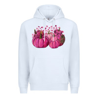 White Cancer Pumpkins Premium Hoodie - FaDigitalArtStudio