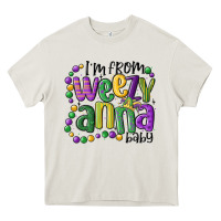 Cream i'm from weezy anna baby mardi gras Heavy Core Tee - MaliasSmallBusiness