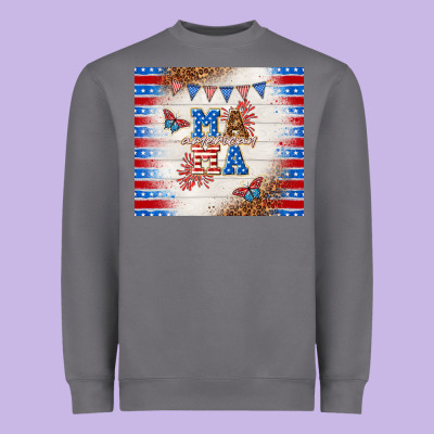 American Mama Heavyweight Sweatshirt Designed By Tumblerdesignbyshophia