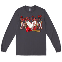 Smoke Baseball Mom Long Sleeve Tee - NancyCooperArtShop