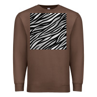 Chestnut Zebra Seamless Pattern, Premium Sweatshirt - BundleAndBundleShop