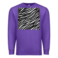 Purple Zebra Seamless Pattern, Premium Sweatshirt - BundleAndBundleShop