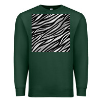 Sports Green Zebra Seamless Pattern, Premium Sweatshirt - BundleAndBundleShop