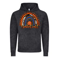 Vintage Black Basketball Rainbow Vintage Hoodie - RanaPortraitStore