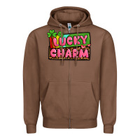 Chestnut St. Patrick's lucky charm Zipper Hoodie - OliviaCreatesArt