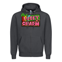 Smoke St. Patrick's lucky charm Zipper Hoodie - OliviaCreatesArt