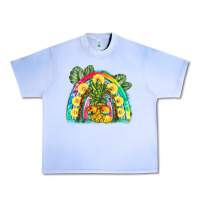 Grape Ice pineapple rainbow Urban Heavy Tee - BarkalooDesign