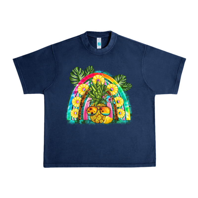 Pineapple Rainbow Urban Heavy Tee by BarkalooDesign | Teevron