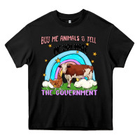 Black buy me animals Heavy Core Tee - MaliasSmallBusiness