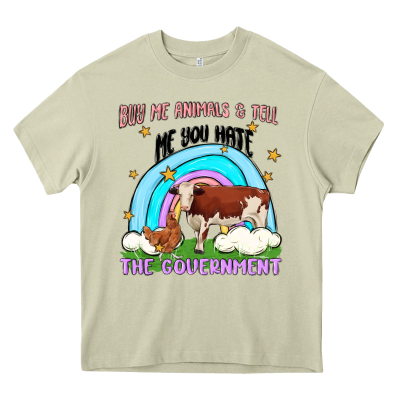 Buy Me Animals Heavy Core Tee by MaliasSmallBusiness | Teevron