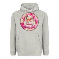Moon Dust Pink Merry Christmas Santa Heavyweight Hoodie - FaDigitalArtStudio