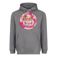 Storm Pink Merry Christmas Santa Heavyweight Hoodie - FaDigitalArtStudio