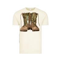 Vintage Arctic soldier boots Vintage Tee - RanaPortraitStore