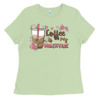 Matcha coffee is my valentine Ladies Tee - MaliasSmallBusiness