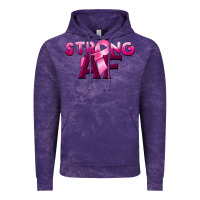 Cloud Purple strong af breast cancer Vintage Hoodie - BarkalooDesign