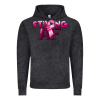 Vintage Black strong af breast cancer Vintage Hoodie - BarkalooDesign