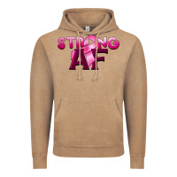 Strong Af Breast Cancer Vintage Hoodie | Teevron
