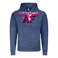 Vintage Denim strong af breast cancer Vintage Hoodie - BarkalooDesign