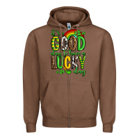 Chestnut St. Patrick's It's a good day to have a lucky day Zipper Hoodie - OliviaCreatesArt