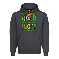 Smoke St. Patrick's It's a good day to have a lucky day Zipper Hoodie - OliviaCreatesArt