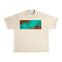 Sandshell tooled leather turquoise glitter 11oz mug Urban Heavy Tee - Jasminsmagicworld