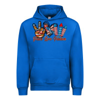 Cobalt peace love freedom Urban Hoodie - RacoonDesign