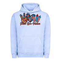 Pigment Grape Ice peace love freedom Urban Hoodie - RacoonDesign