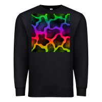 Black colorful cow seamless pattern Premium Sweatshirt - BundleAndBundleShop