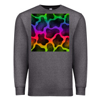 Charcoal Heather colorful cow seamless pattern Premium Sweatshirt - BundleAndBundleShop
