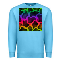 Ocean Blue colorful cow seamless pattern Premium Sweatshirt - BundleAndBundleShop