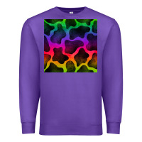 Purple colorful cow seamless pattern Premium Sweatshirt - BundleAndBundleShop
