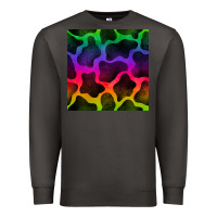Smoke colorful cow seamless pattern Premium Sweatshirt - BundleAndBundleShop
