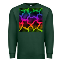 Sports Green colorful cow seamless pattern Premium Sweatshirt - BundleAndBundleShop