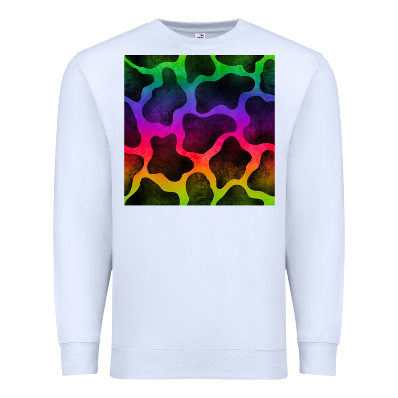 Colorful Cow Seamless Pattern Premium Sweatshirt by BundleAndBundleShop | Teevron