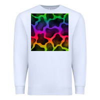 White colorful cow seamless pattern Premium Sweatshirt - BundleAndBundleShop
