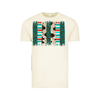 Vintage Arctic leopard cowhide brush stroke Vintage Tee - Artiststas