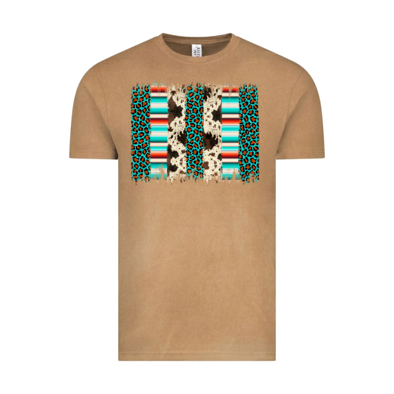 Leopard Cowhide Brush Stroke Vintage Tee by Artiststas | Teevron