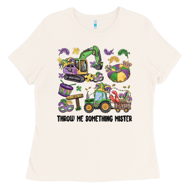 Throw Me Something Mister Ladies Tee by MaliasSmallBusiness | Teevron