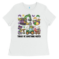 White throw me something mister Ladies Tee - MaliasSmallBusiness