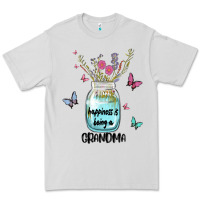 Dove Grey grandma preview costom name Premium Tee - MaliasSmallBusiness
