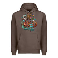 Coffee One Loved Nurse Premium Hoodie - FaDigitalArtStudio