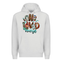 Dove Grey One Loved Nurse Premium Hoodie - FaDigitalArtStudio