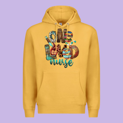 One Loved Nurse Premium Hoodie Designed By Fadigitalartstudio